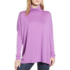 Lou & Grey Cozy Mock Neck Tunic Sweater